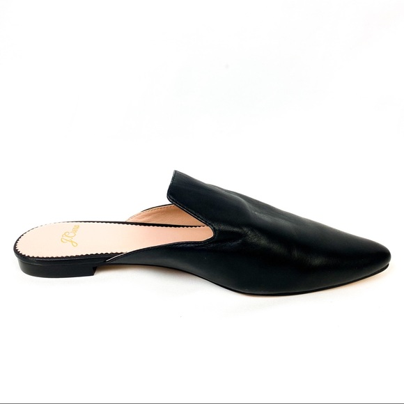 J. Crew Pointed Toe Slides in Leather - Picture 4 of 6